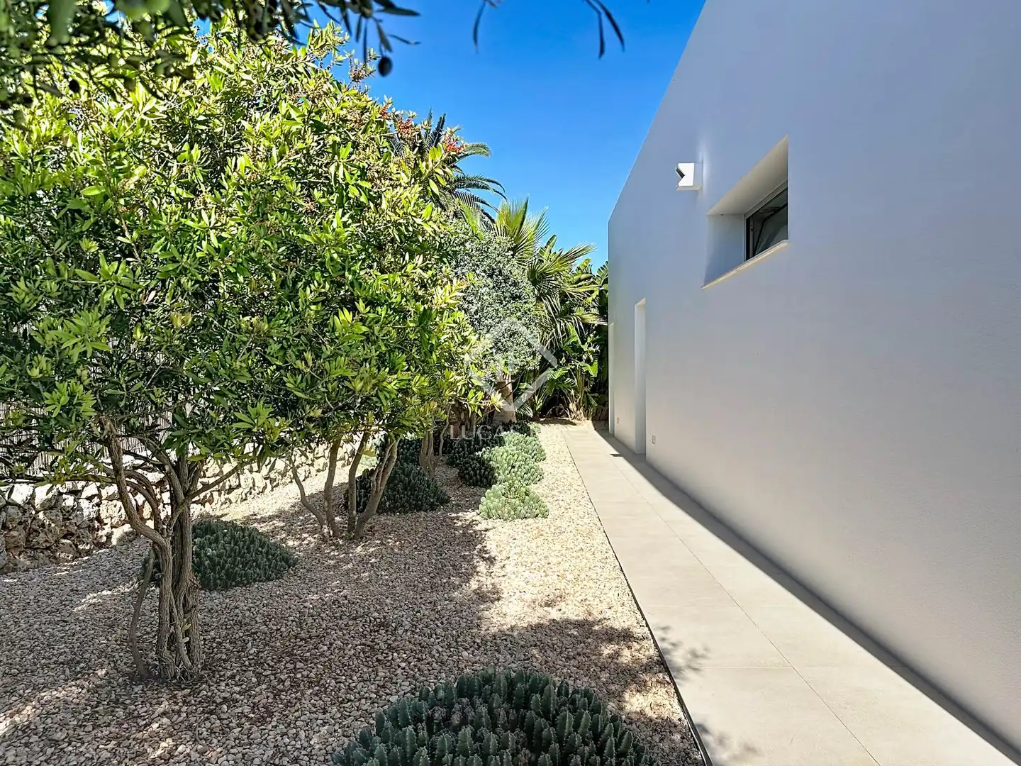 Vista exterior de Casa o xalet en venda en Sant Lluís amb Aire condicionat, Calefacció i Jardí privat