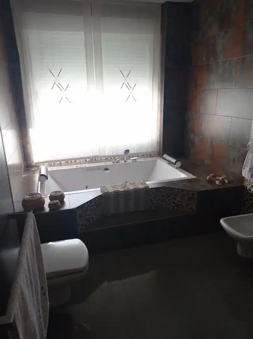 Bany de Casa adosada en venda en Alfarnate amb Jardí privat, Traster i Moblat