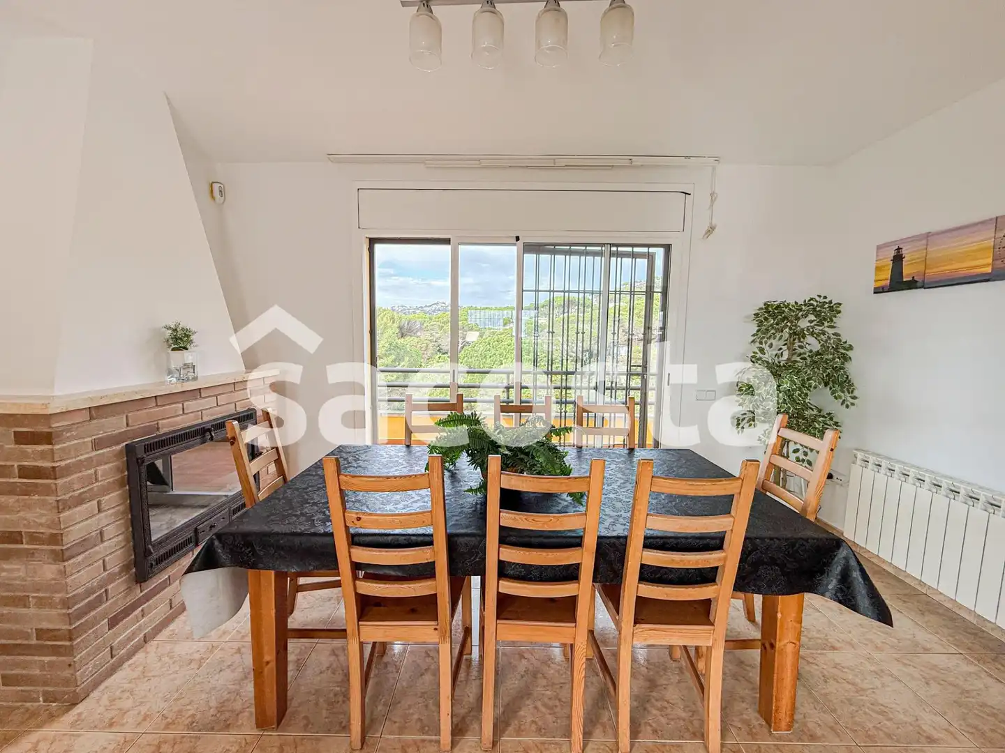 Comedor de Casa o chalet en venta en Lloret de Mar con Aire acondicionado, Calefacción y Jardín privado