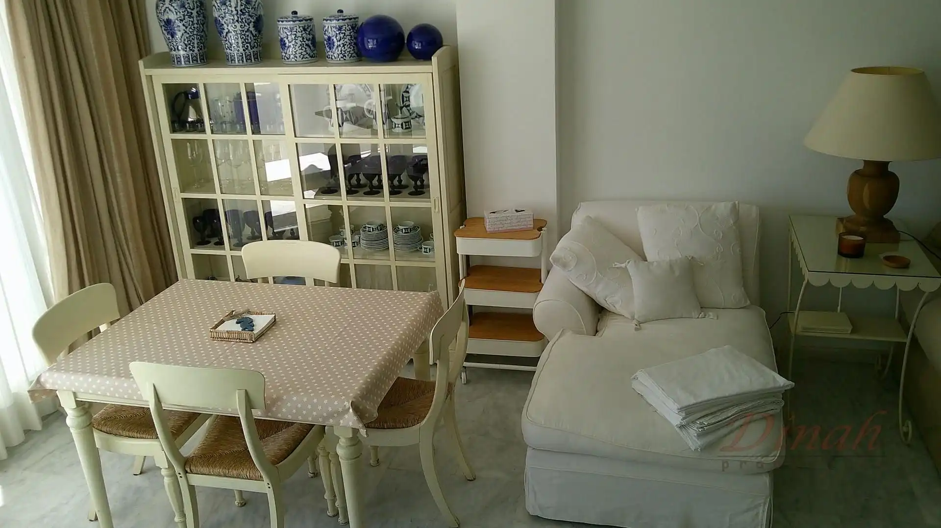 Wohnzimmer von Wohnungen zur Miete in Altea mit Klimaanlage, Heizung und Möbliert