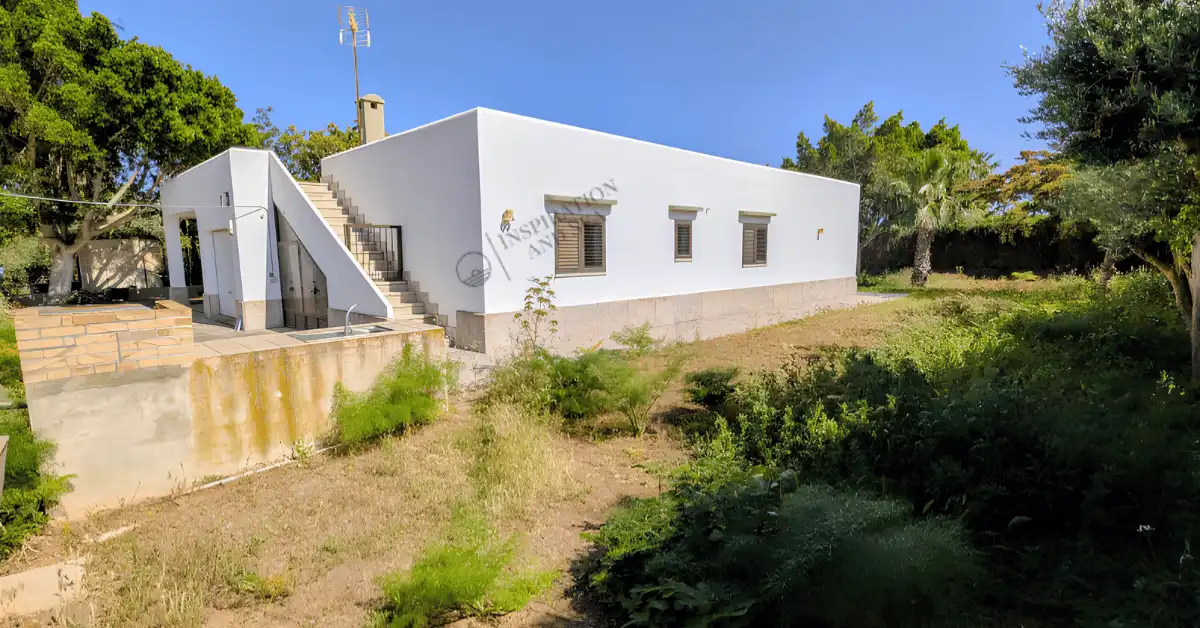 Außenansicht von Haus oder Chalet zum Verkauf in Sant Josep de sa Talaia mit Privatgarten und Terrasse