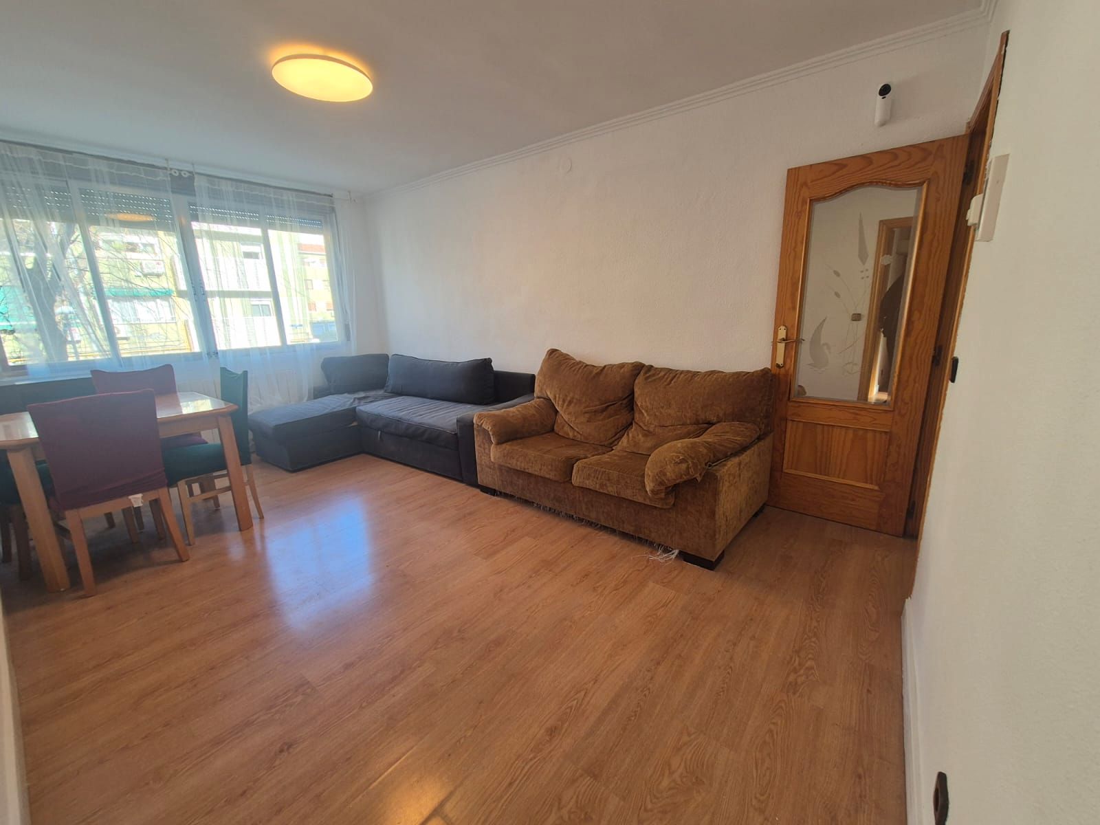 Living room of Flat for sale in  Madrid Capital  with Heating