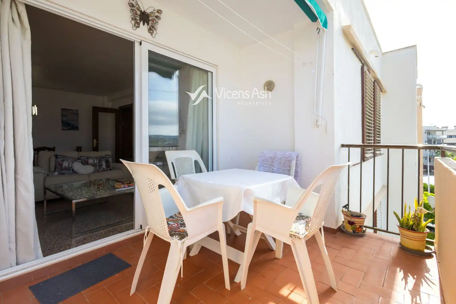 Terrassa de Apartament en venda en Jávea / Xàbia amb Terrassa i Moblat