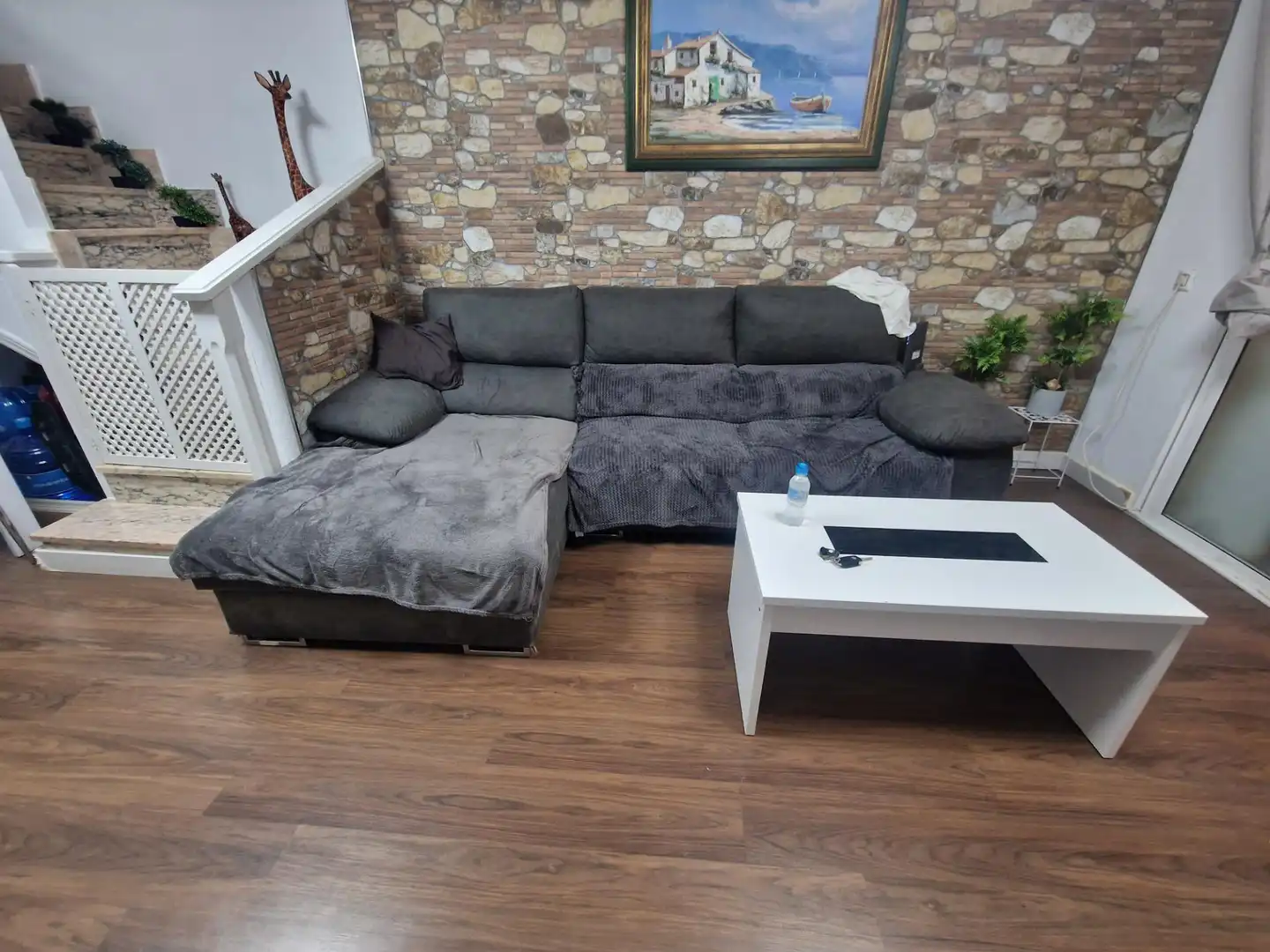 Sala de estar de Casa adosada en venta en Águilas con Aire acondicionado