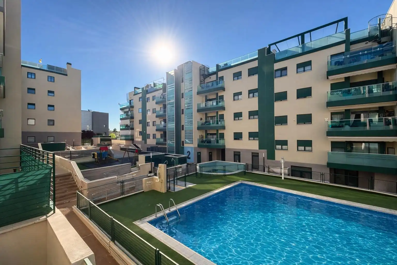 Swimming pool of Flat for sale in Arganda del Rey  with Air Conditioner, Heating and Terrace