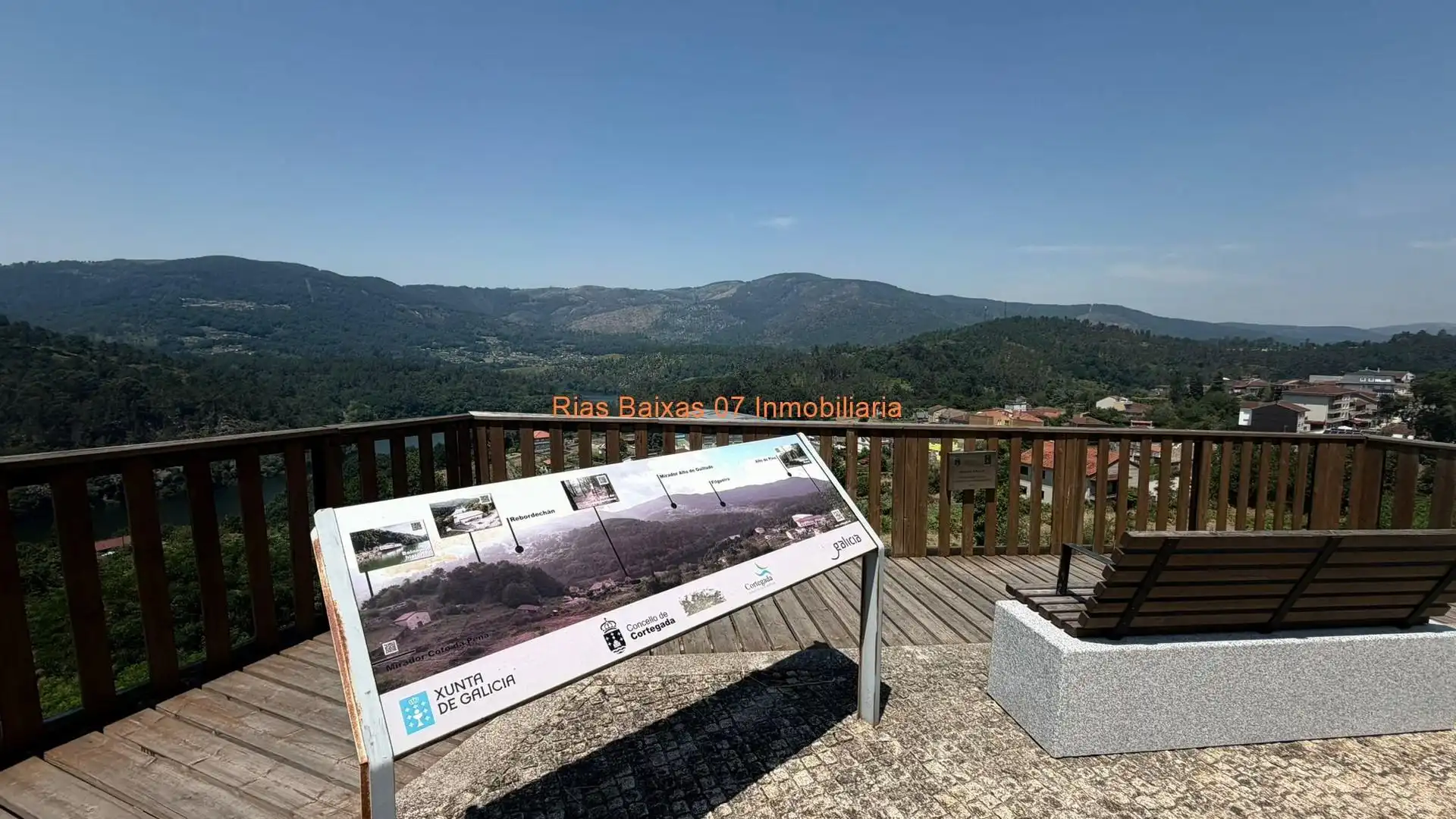 Terrace of Flat for sale in Cortegada  with Heating, Terrace and Furnished