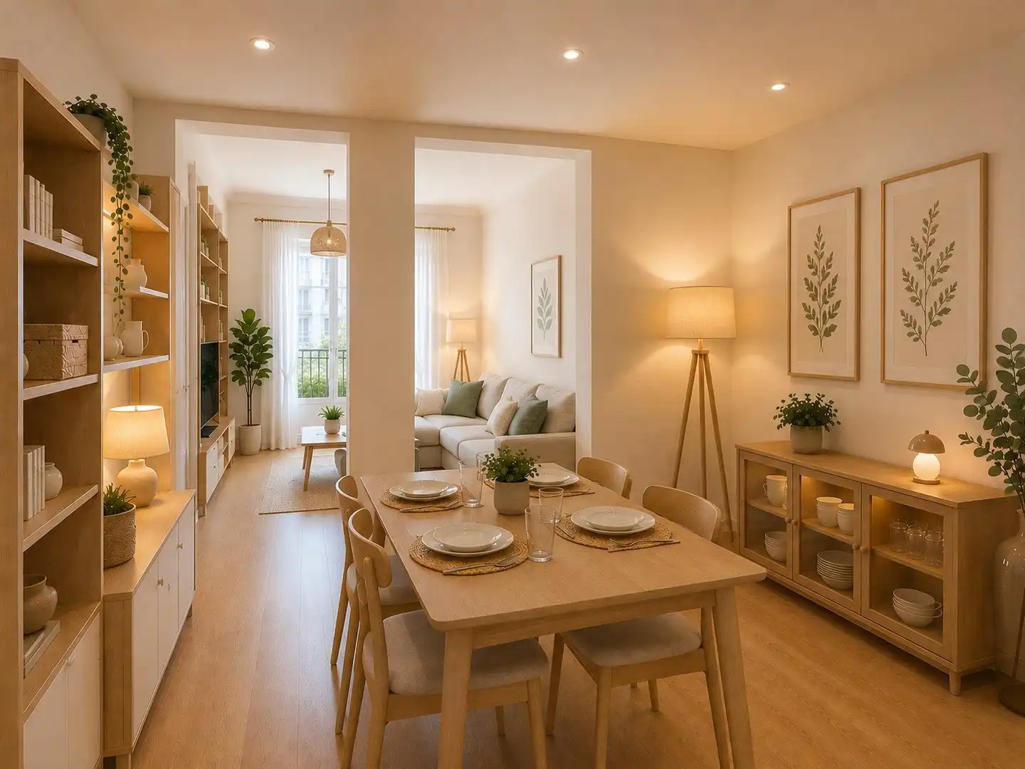 Comedor de Piso en venta en Madrid con Calefacción, TV y Balcón