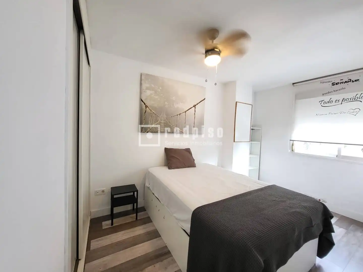 Schlafzimmer von Wohnung zur Miete in Valdemoro mit Klimaanlage, Heizung und Möbliert