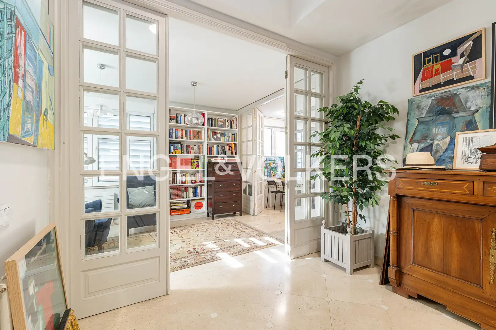 Sala de estar de Casa o chalet en venta en Pozuelo de Alarcón con Aire acondicionado, Calefacción y Jardín privado