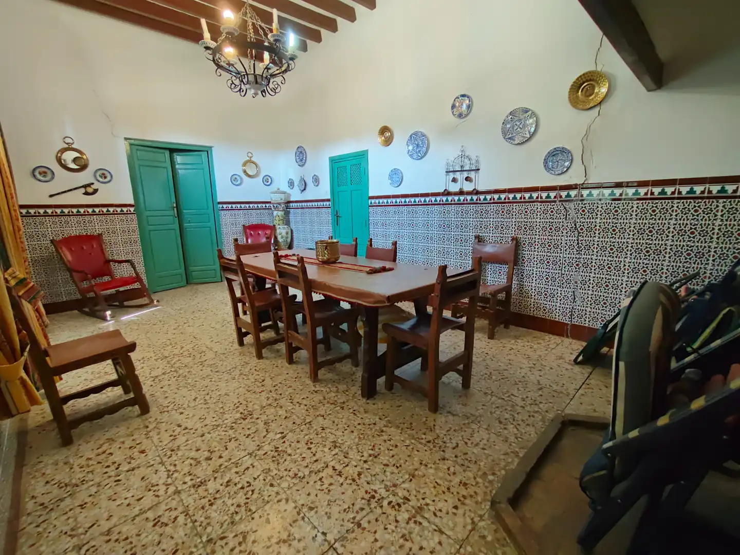 Dining room of Country homes for sale in Priego de Córdoba  with Private garden, Terrace and Swimming Pool