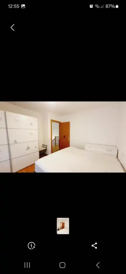 Habitación de Casa adosada en venta en Morentin con Jardín privado, Parquet y Amueblado