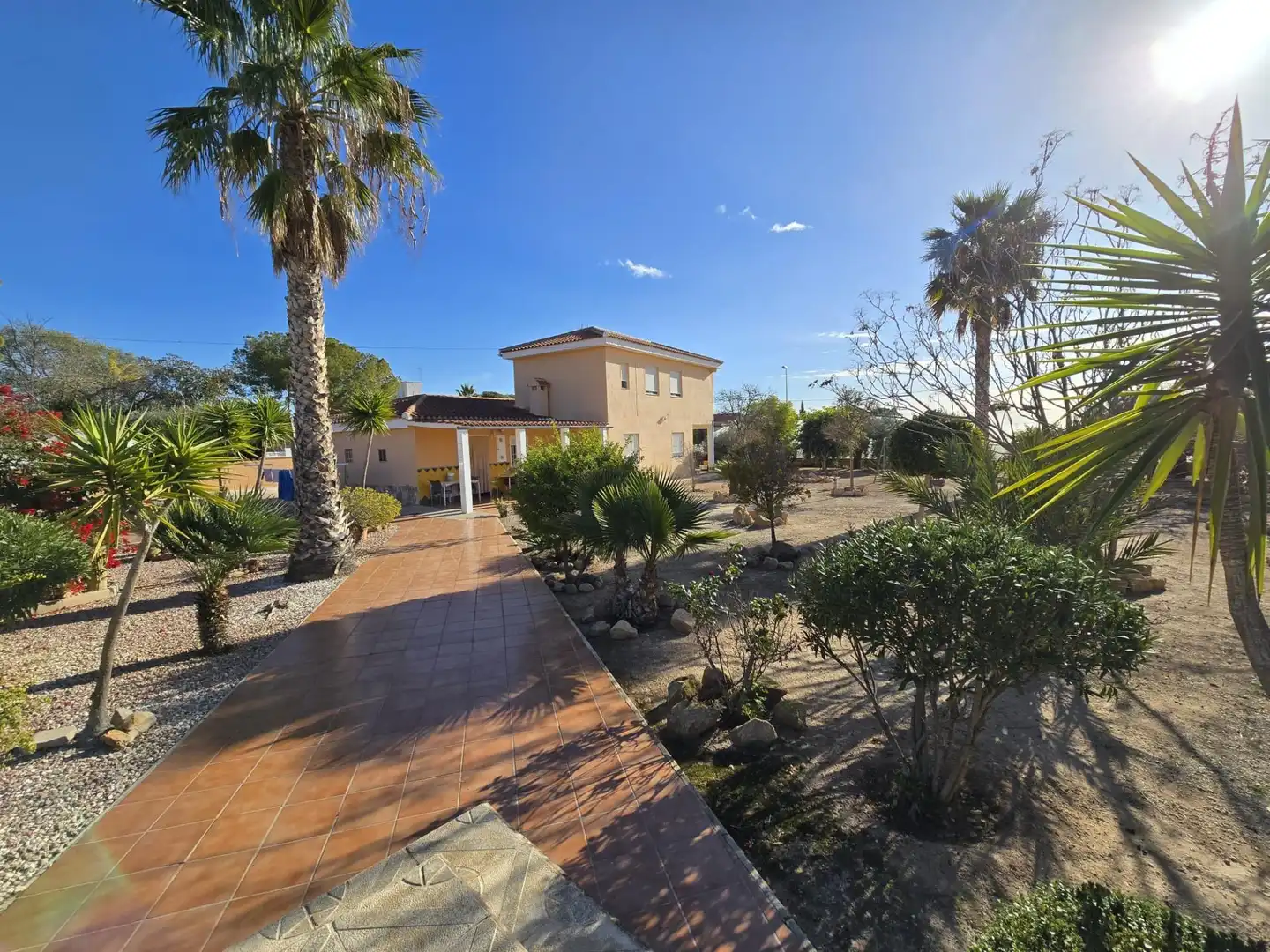 Exterior view of Houses for sale in San Vicente del Raspeig / Sant Vicent del Raspeig  with Air Conditioner, Private garden and Terrace