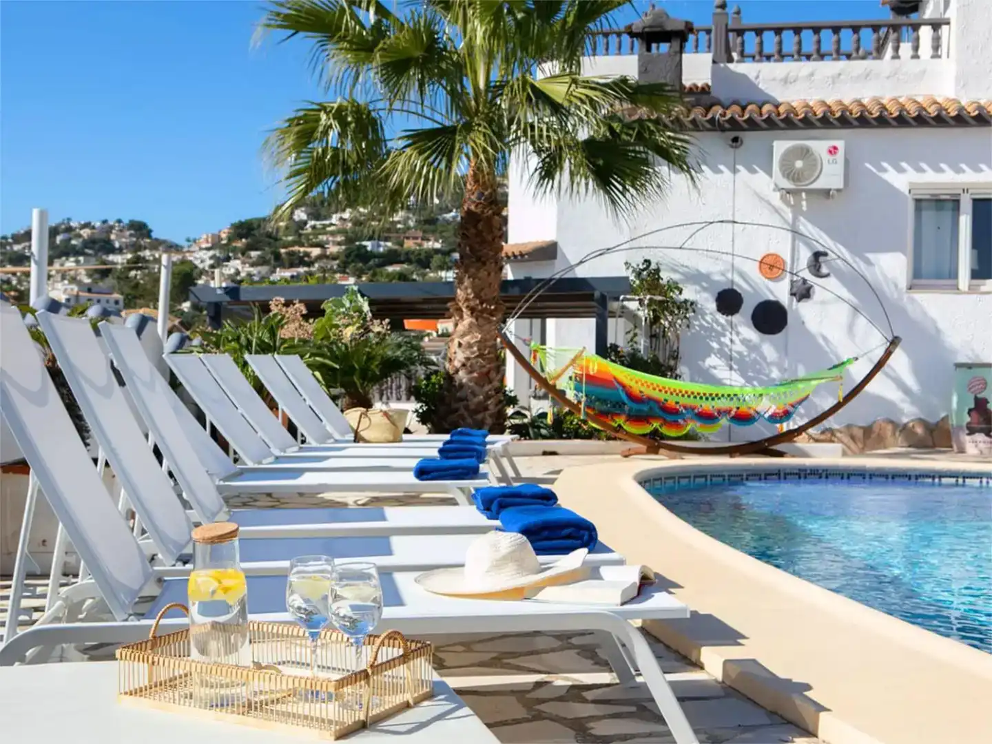 Piscina de Casa o xalet en venda en Moraira amb Aire condicionat, Piscina i Balcó