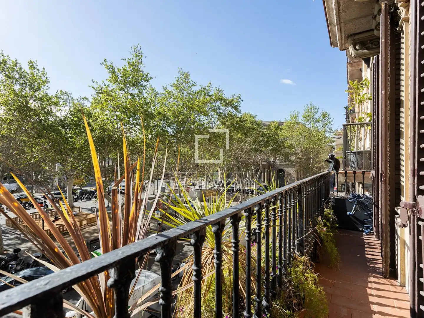 Balcony of Flat for sale in Barcelona  with Air Conditioner, Heating and Terrace