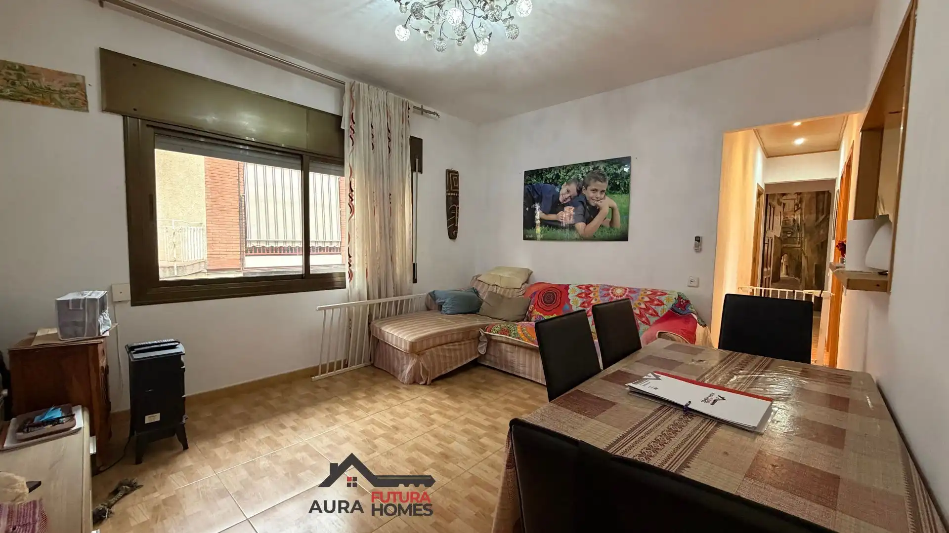 Sala de estar de Piso en venta en Castelldefels con Aire acondicionado, Calefacción y Amueblado