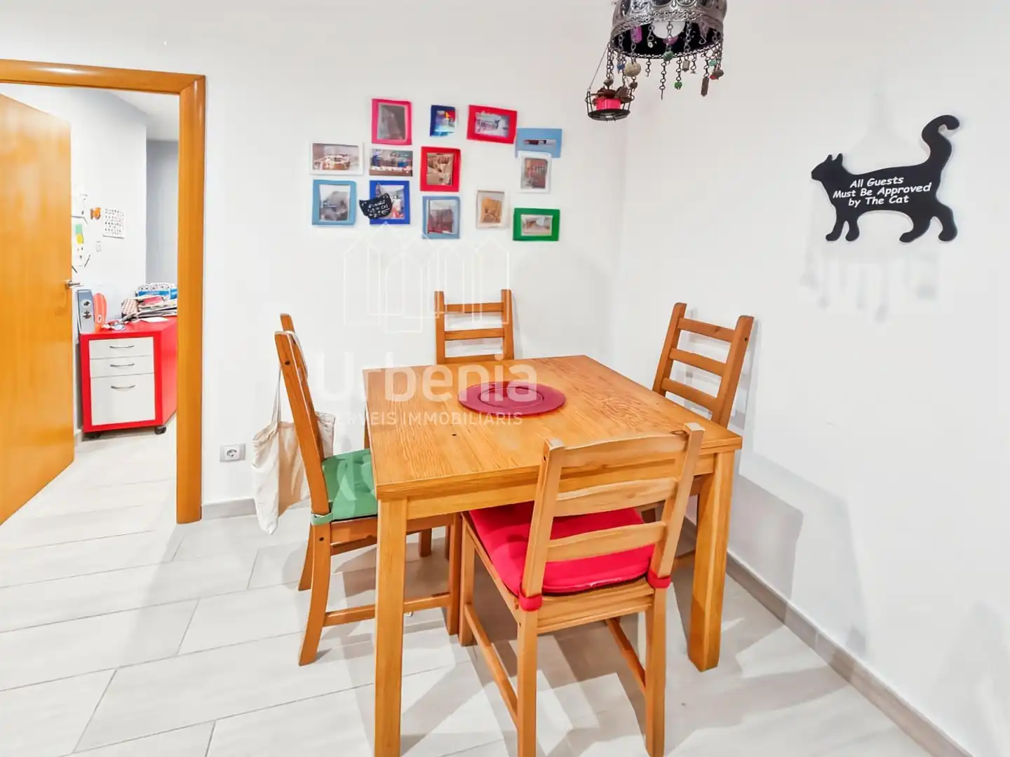 Dining room of Flat for sale in Mataró  with Heating, Terrace and Storage room