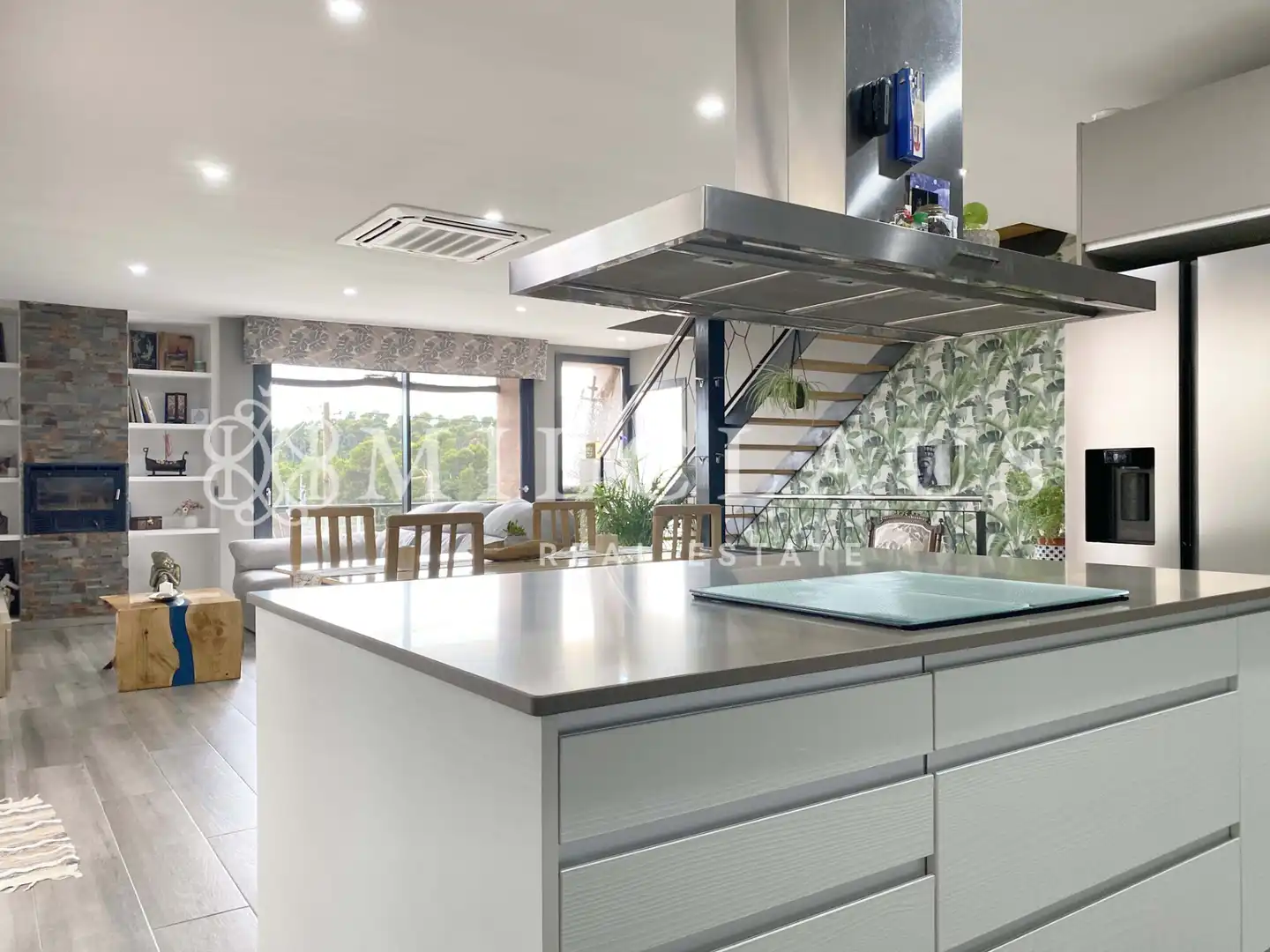 Küche von Haus oder Chalet zum Verkauf in Lliçà d'Amunt mit Klimaanlage, Heizung und Privatgarten