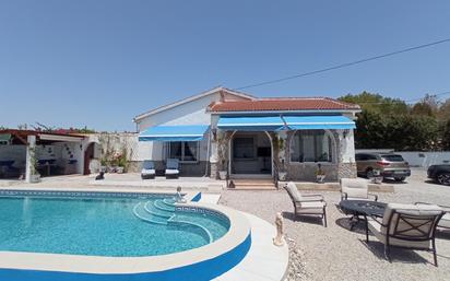 Swimming pool of Country house for sale in  Murcia Capital  with Air Conditioner, Terrace and Swimming Pool