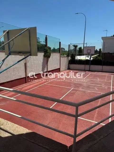 Parking of Detached homes for rent in Madrid  with Private garden, Terrace and Swimming Pool