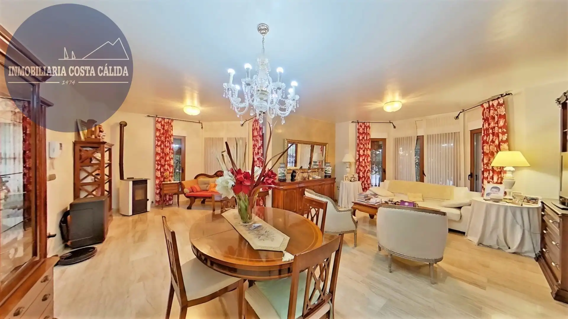 Dining room of Houses for sale in Lorca  with Air Conditioner, Heating and Private garden