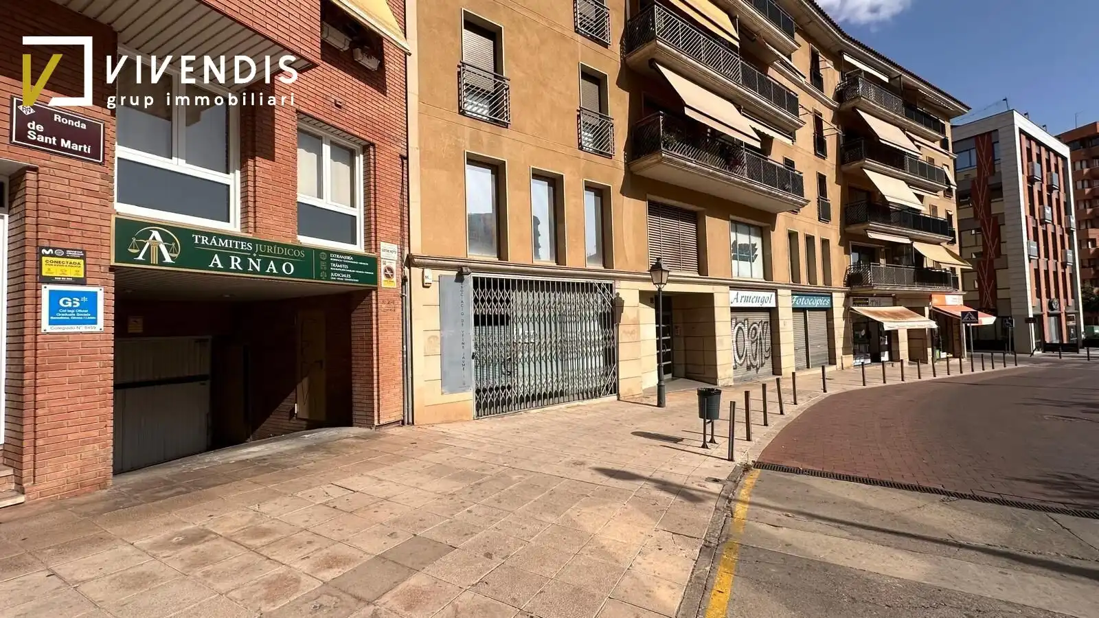 Vista exterior de Garatge de lloguer en Lleida