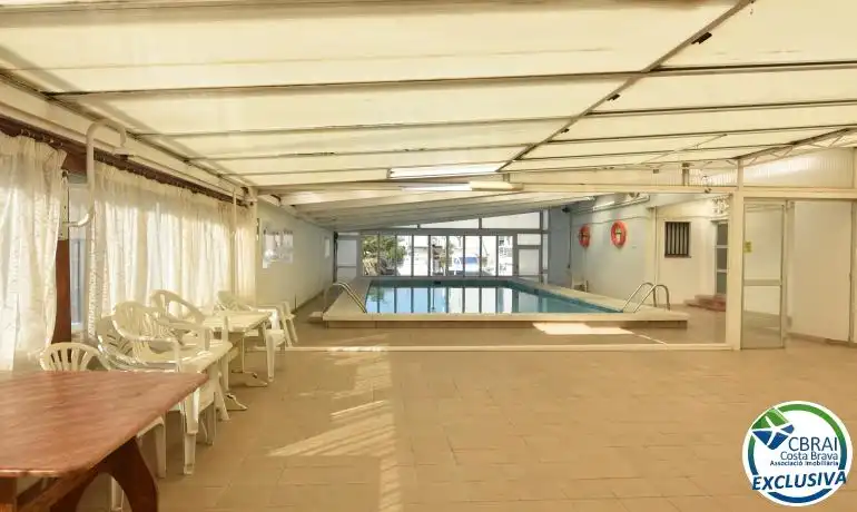 Swimming pool of Study for sale in Roses  with Heating, Furnished and Community pool