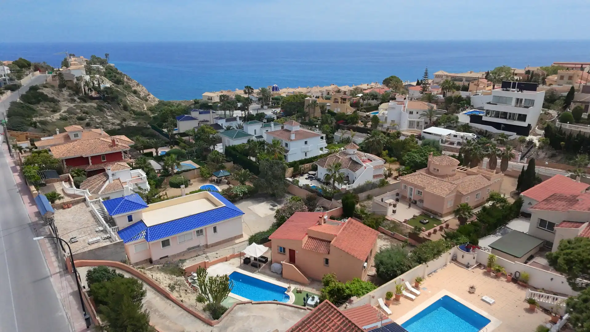 Exterior view of Houses for sale in El Campello  with Air Conditioner, Heating and Private garden