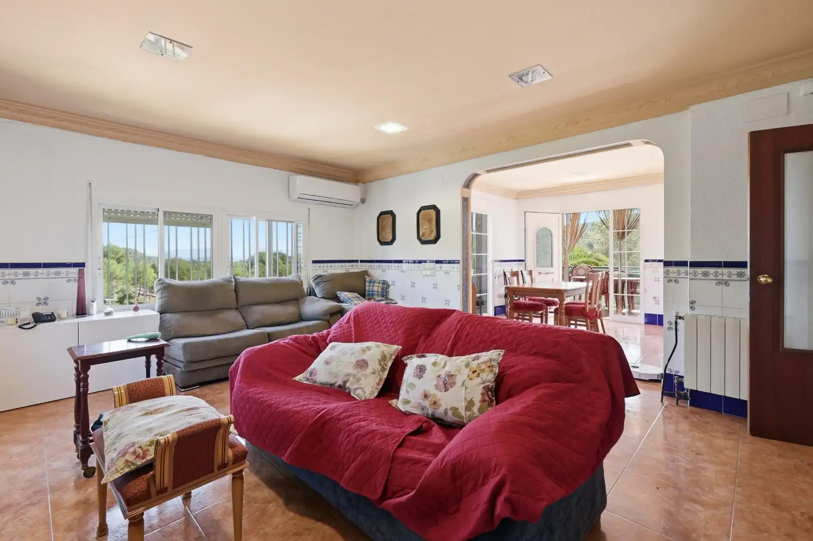 Sala de estar de Casa o chalet en venta en Vilamarxant con Aire acondicionado, Calefacción y Jardín privado