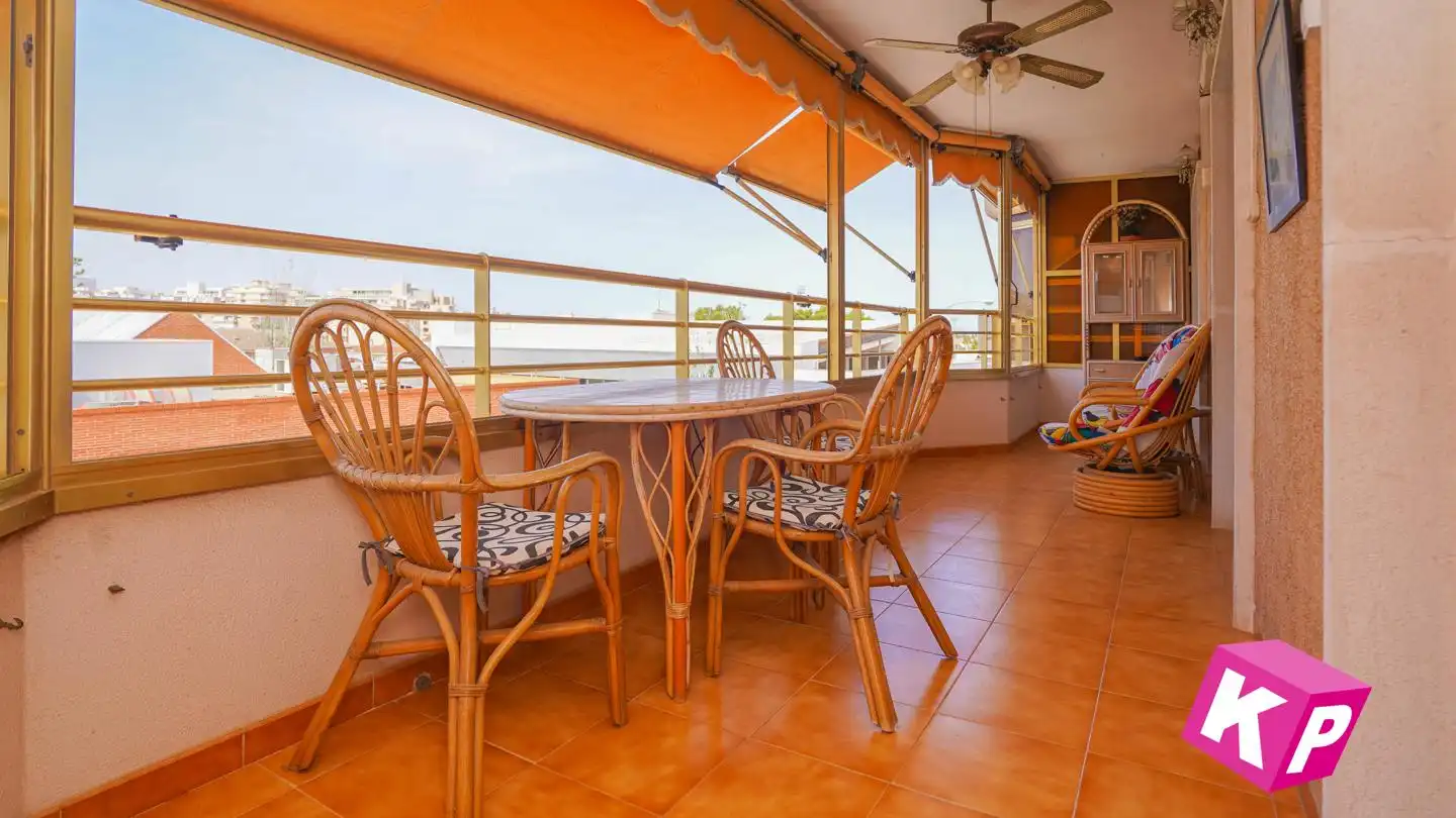 Terrace of Flat for sale in Santa Pola  with Air Conditioner, Terrace and Swimming Pool