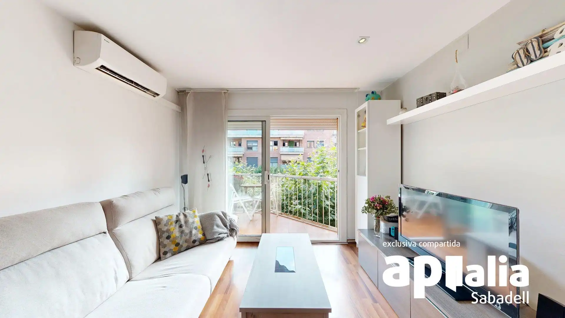 Wohnzimmer von Wohnung zum Verkauf in Barberà del Vallès mit Heizung, Terrasse und Balkon