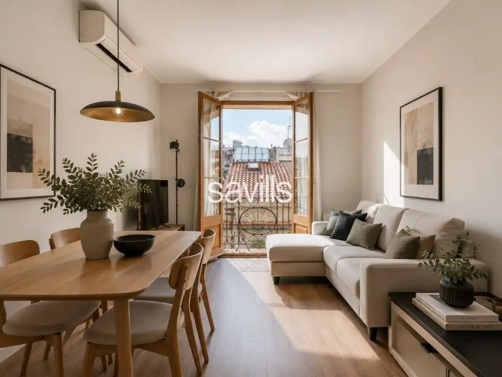 Sala d'estar de Apartament en venda en Barcelona