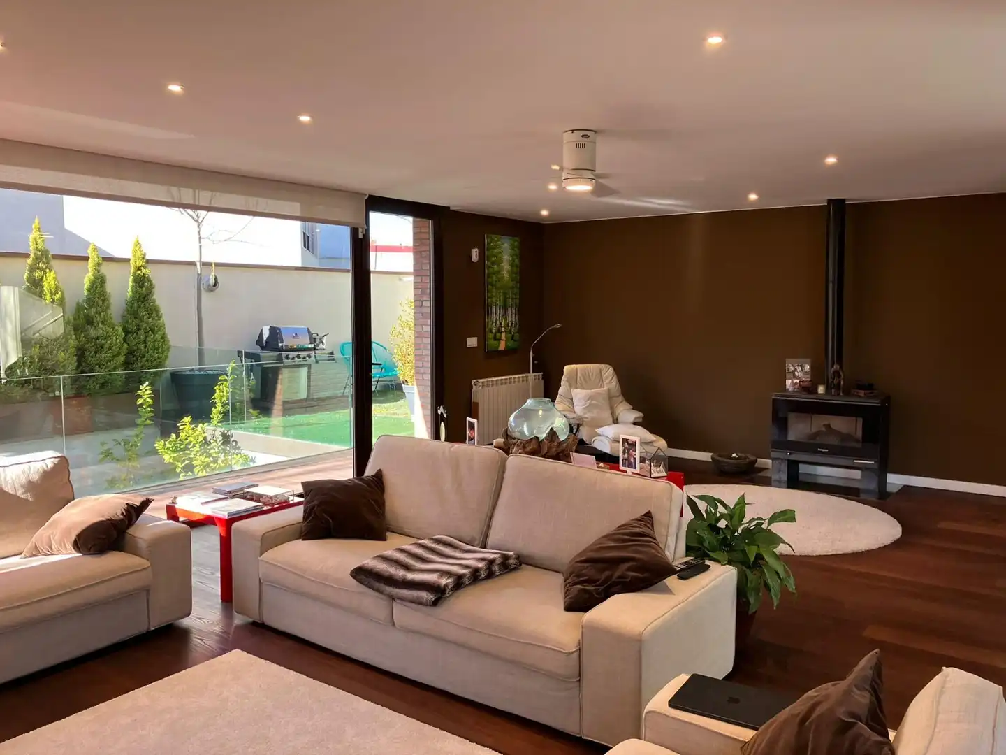Sala de estar de Casa o chalet en venta en Huesca con Calefacción, Jardín privado y Terraza