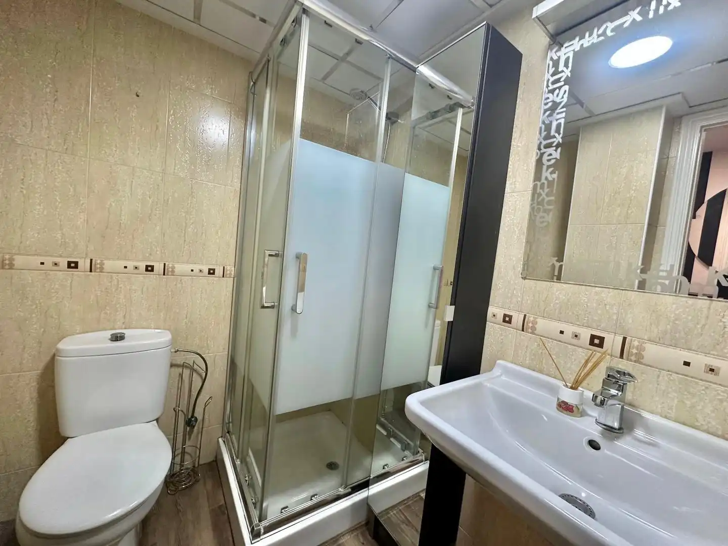 Badezimmer von Wohnung zum Verkauf in Alcantarilla mit Klimaanlage, Möbliert und Balkon