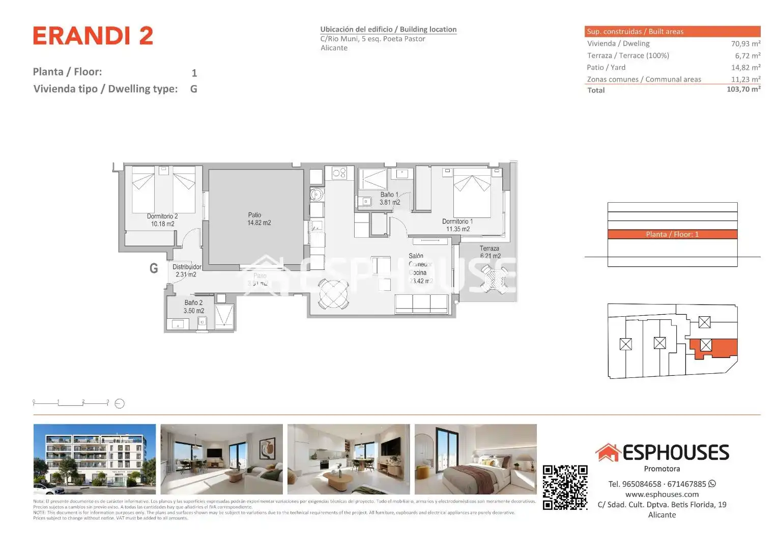Apartament amb terrassa en venda a Rio Muni 5, imagen 11