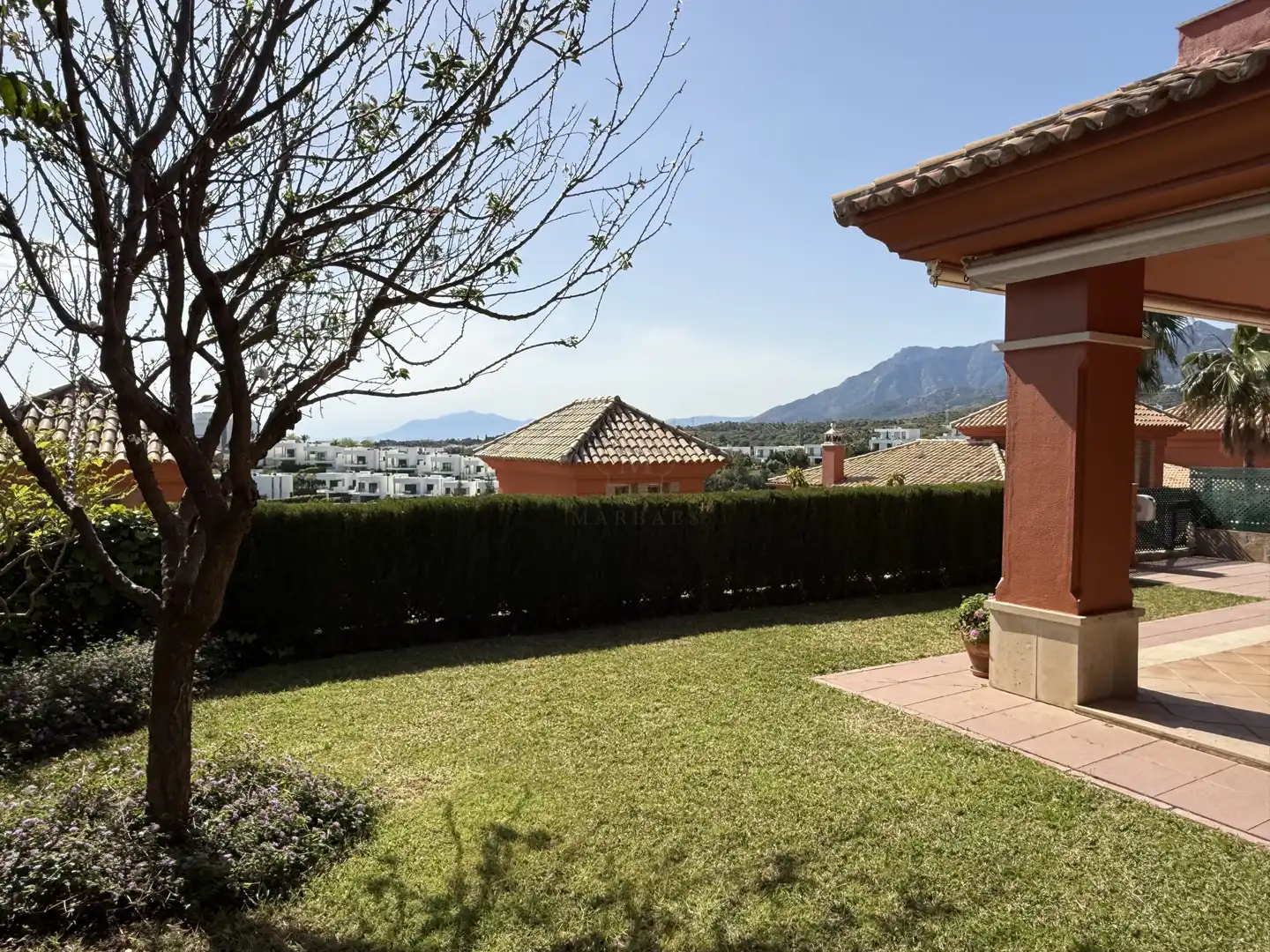 Jardí de Casa adosada de lloguer en Marbella amb Aire condicionat, Calefacció i Jardí privat