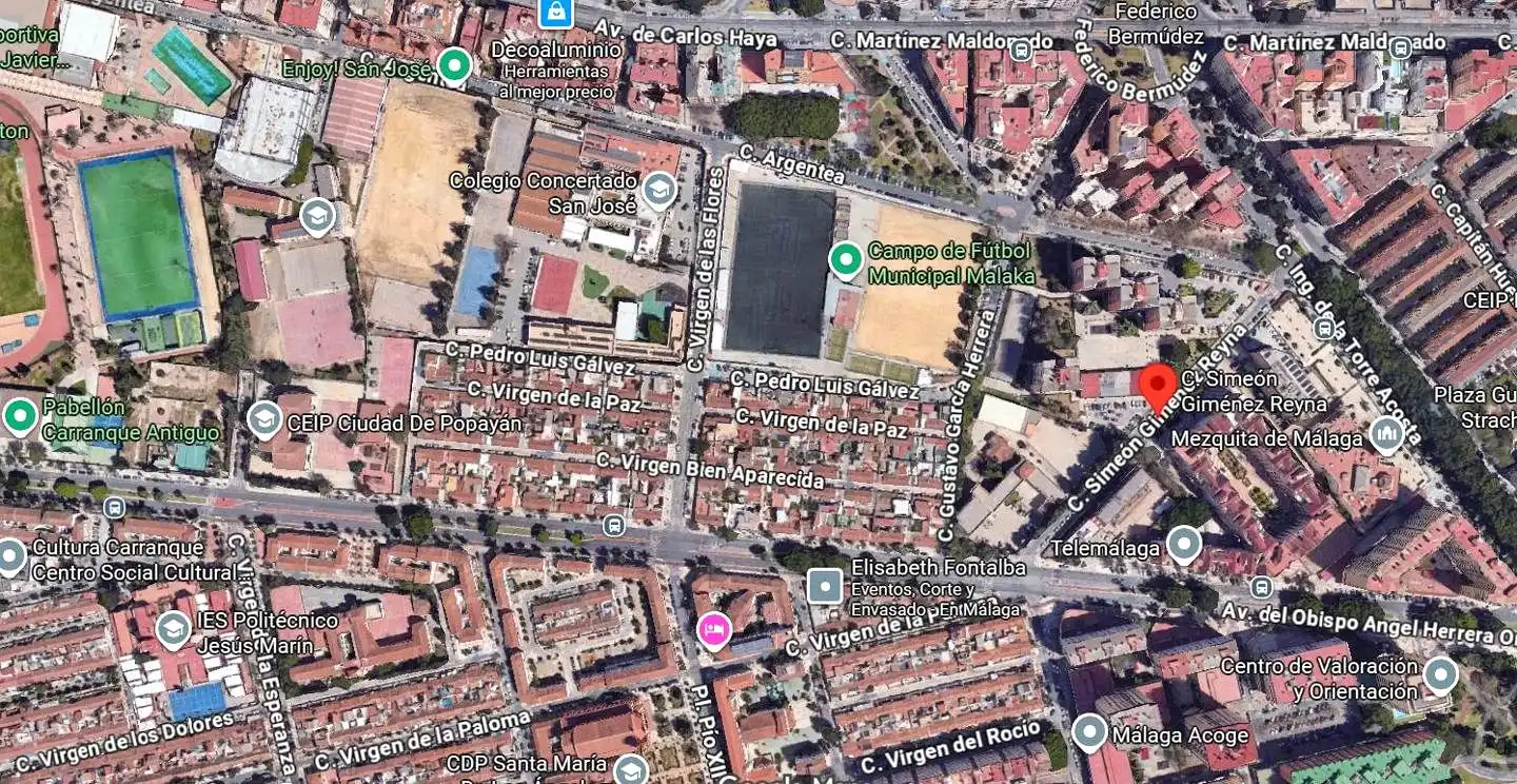 Vista exterior de Pis en venda en Málaga amb Traster