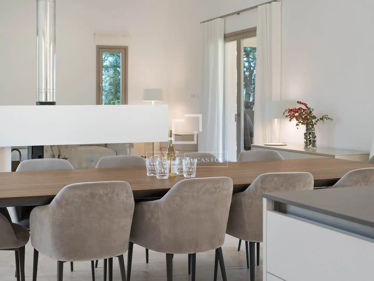 Comedor de Finca rústica en venta en Capdepera con Aire acondicionado, Calefacción y Jardín privado