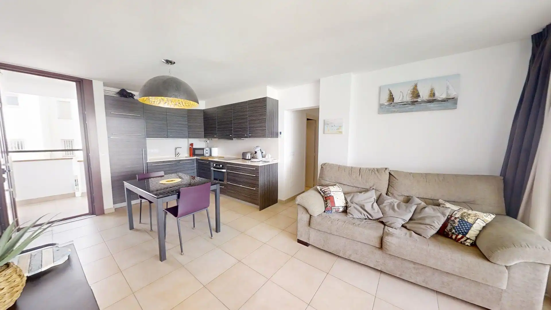 Living room of Apartments for sale in Roses  with Air Conditioner, Heating and Private garden