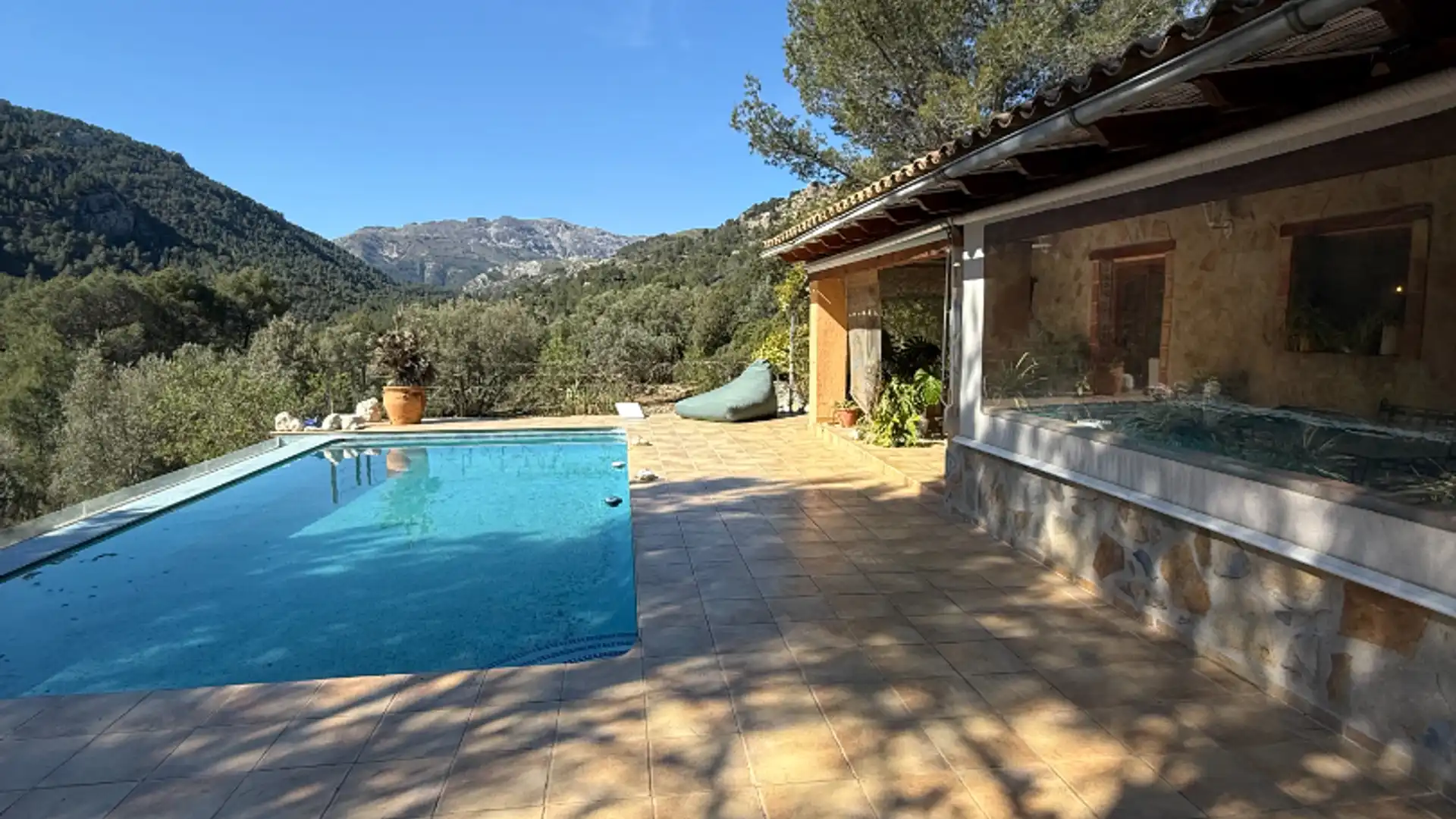 Swimming pool of Country homes for sale in Castell de Castells  with Air Conditioner, Heating and Private garden