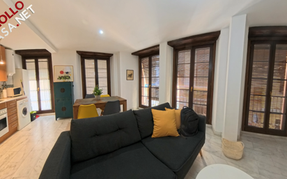 Living room of Flat to rent in Málaga Capital  with Air Conditioner and Balcony