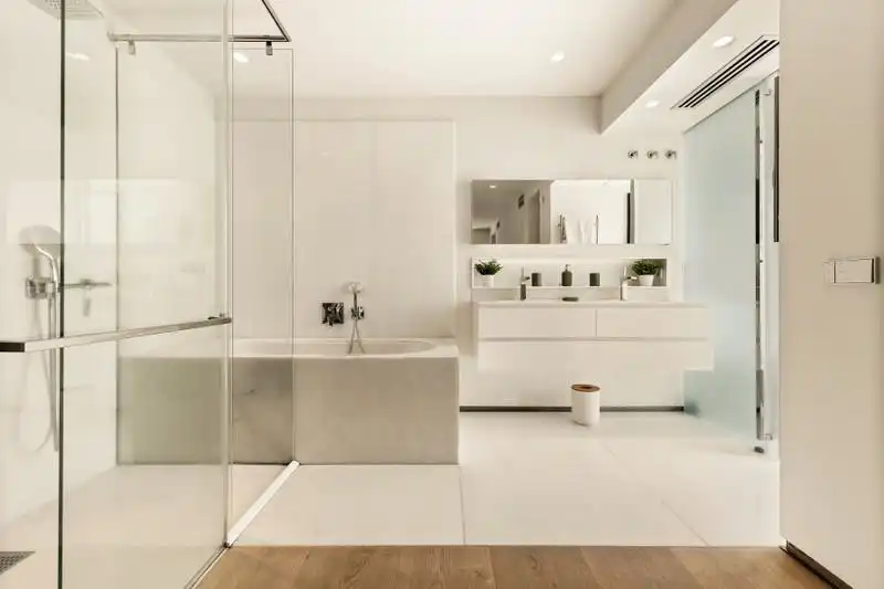 Bathroom of Houses for rent in Marbella  with Air Conditioner, Private garden and Terrace