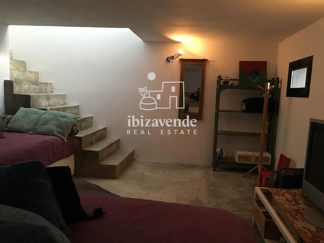 Einfamilien-Reihenhaus zur Miete in Santa Eulària des Riu mit Klimaanlage, Heizung und Terrasse