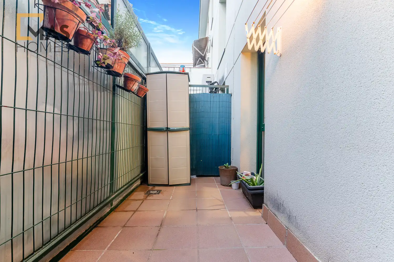 Terrasse von Wohnung zum Verkauf in Terrassa mit Klimaanlage, Heizung und Terrasse