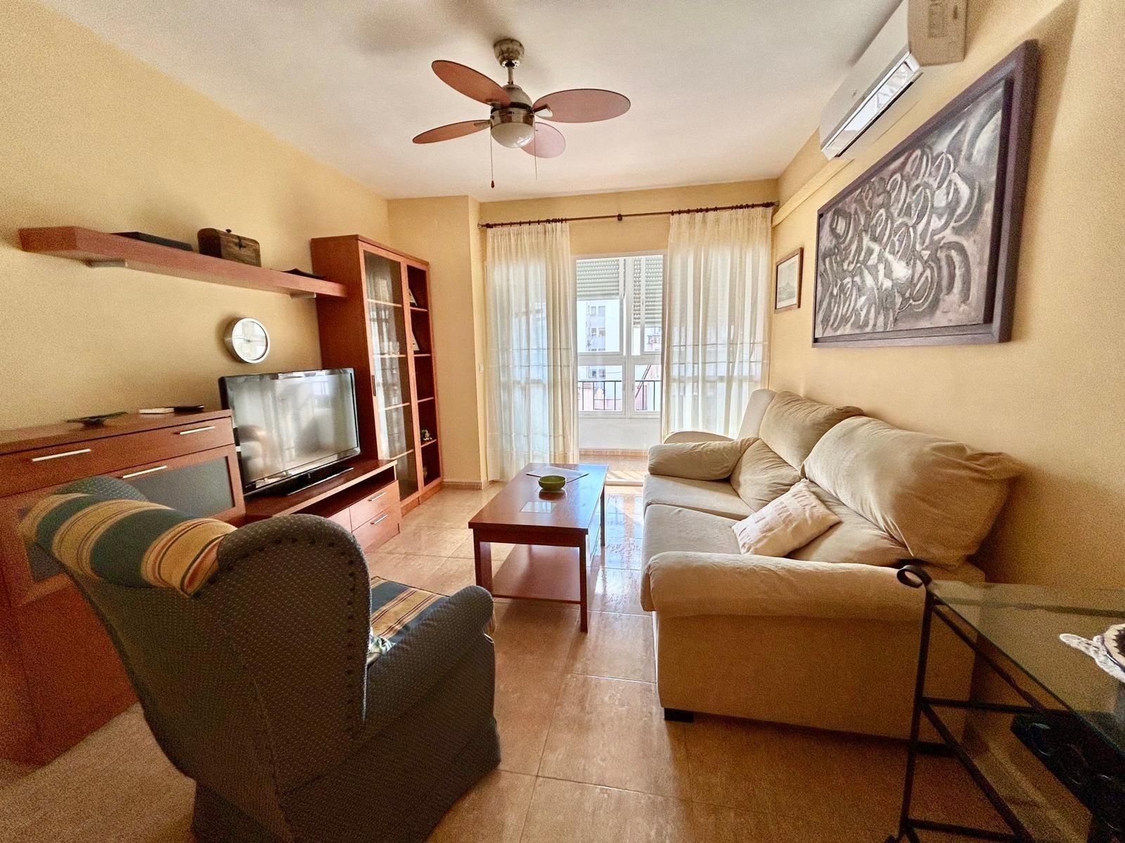 Sala de estar de Piso de alquiler en Málaga Capital con Terraza