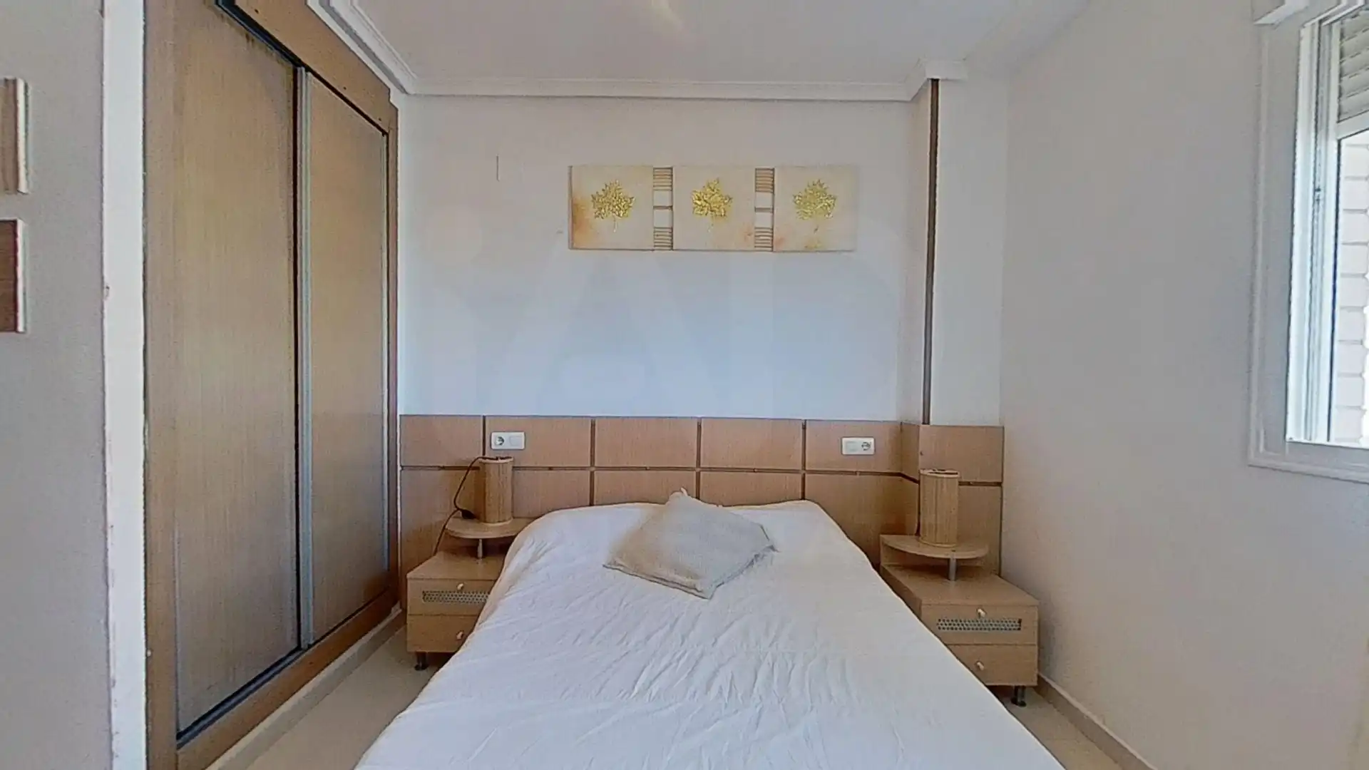 Bedroom of Flat for sale in Oropesa del Mar / Orpesa  with Air Conditioner, Terrace and Swimming Pool