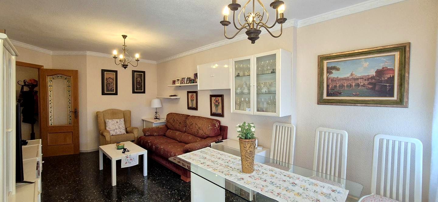 Sala d'estar de Pis en venda en Elche / Elx amb Balcó