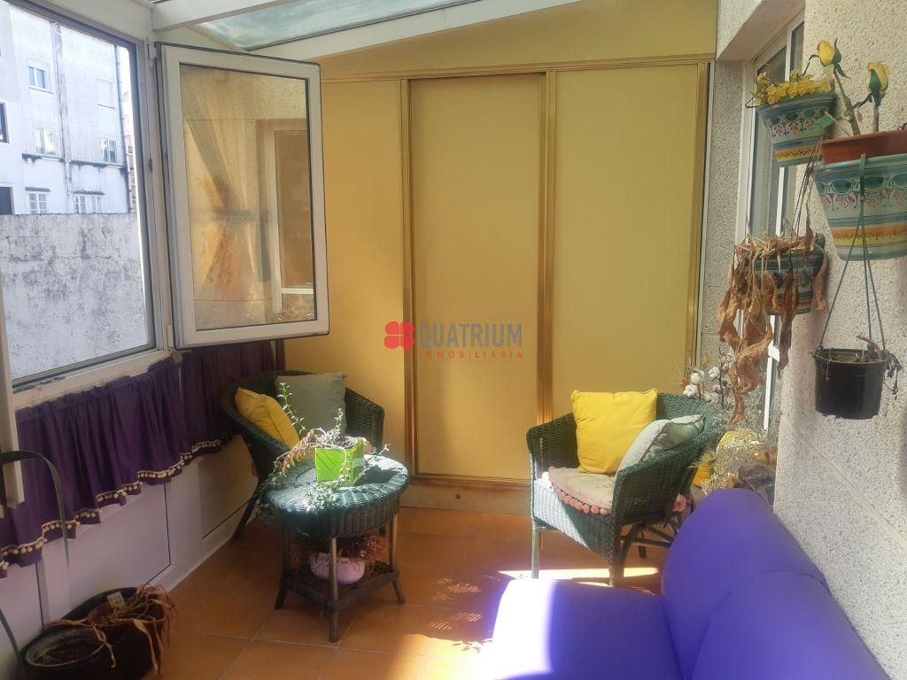 Bedroom of Flat for sale in Santiago de Compostela   with Heating, Terrace and Storage room
