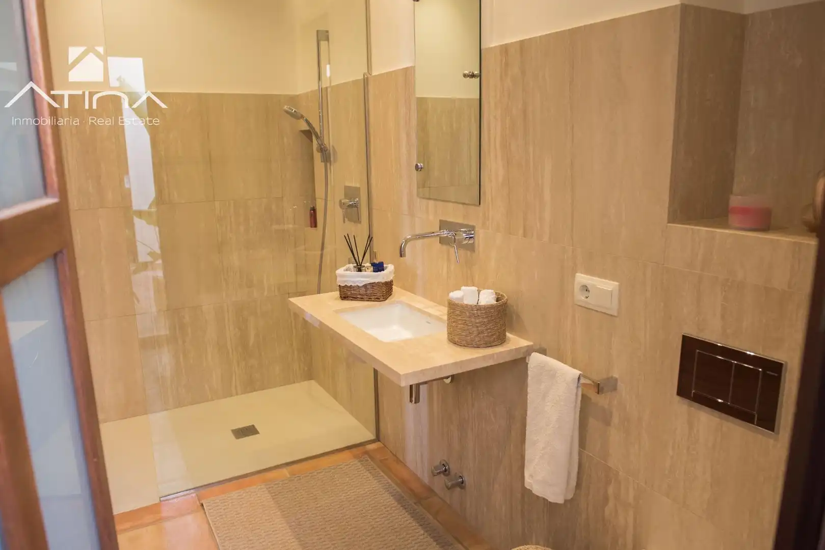 Baño de Casa o chalet en venta en Jávea / Xàbia con Aire acondicionado, Jardín privado y Terraza