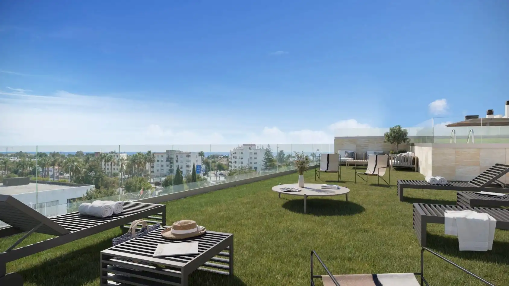 Terraza de Apartamento en venta en Marbella con Aire acondicionado, Calefacción y Terraza