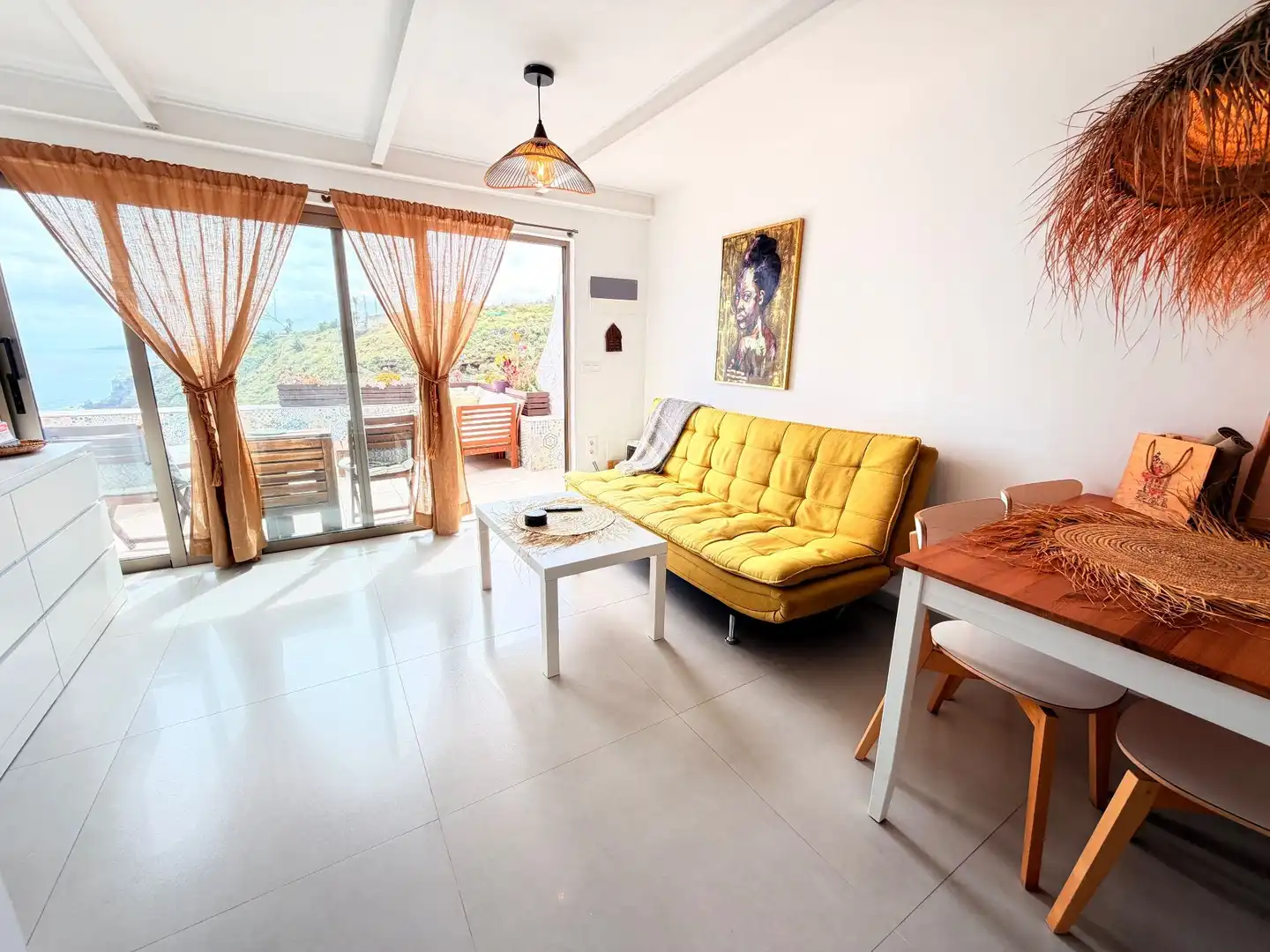 Sala de estar de Apartamento en venta en Los Realejos con Amueblado